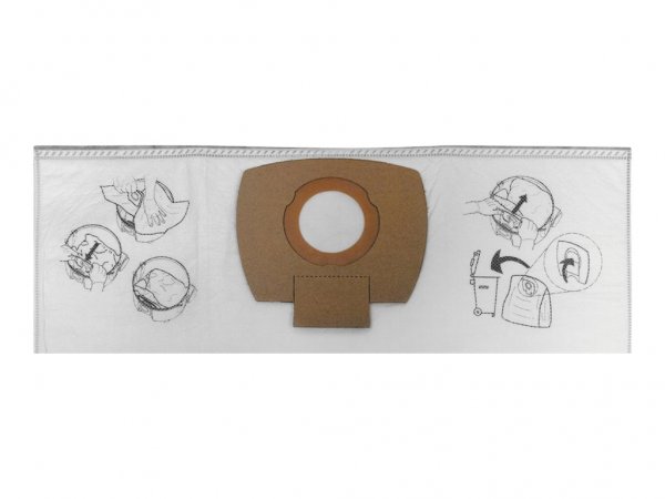 Makita P-72899 - Aspiratore a cilindro - Sacchetto per la polvere - Marrone - 10 L - VC2010L - VC201