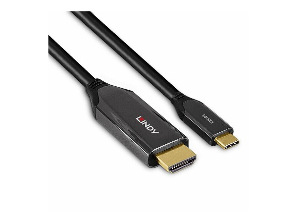 Lindy 43369 - 3 m - USB tipo-C - HDMI tipo A (Standard) - Maschio - Maschio - Dritto