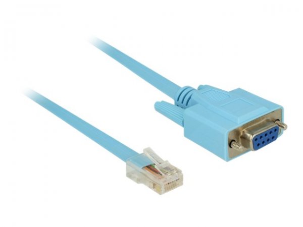 Delock 63341 - Blu - 1 m - DB-9 - Maschio - Femmina - 1 pz