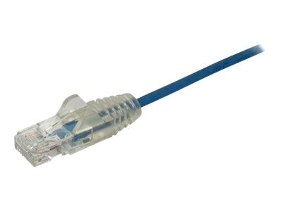 StarTech.com Cavo di Rete Ethernet Snagless CAT6 da 1,5m - Cavo Patch antigroviglio slim RJ45 - Blu