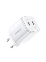 Ugreen Nexode 45W Dual USB-C PD Charger 25W+20W white