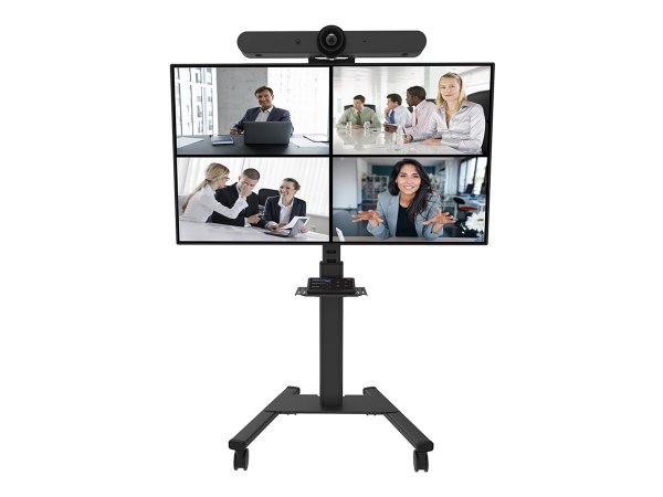 Neomounts AFLS-825BL1 Videobar e kit multimedia - universale - Mensola regolabile - Nero - Acciaio -