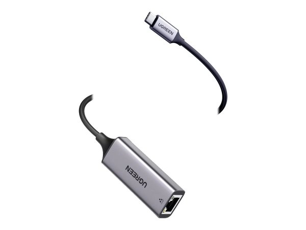 Ugreen 50737 - Cablato - USB Type-A/USB Type-C - Ethernet - 1000 Mbit/s - Argento