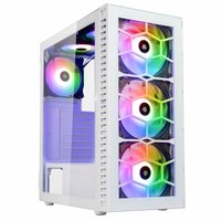 Kolink OBSERVATORY HF GLASS WHITE ARGB - Midi Tower - PC - Bianco - ATX - micro ATX - Mini-ITX - Met