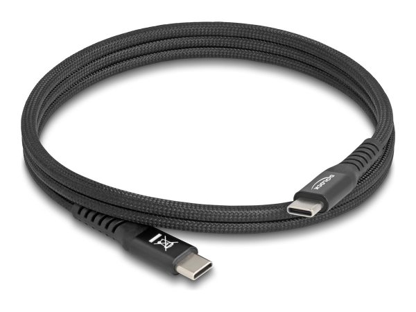 Delock USB 2.0 Kabel Type-C Stecker zu mit magnetischer Textilummantelung PD 3 - Cavo - Digitale/dat