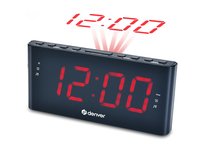 Inter Sales Denver CPR-710 - Sveglia digitale - Rettangolo - Nero - PLL - Radio/Cicalino - Tempo