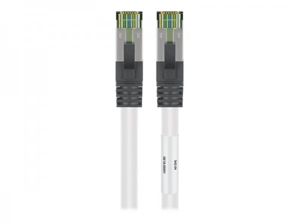 Goobay Patchkabel CAT8.1 S/FTP PiMF weiß - Cavo - Rete