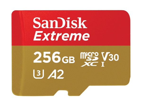 SanDisk Extreme - 256 GB - MicroSDXC - Classe 10 - UHS-I - 190 MB/s - 130 MB/s