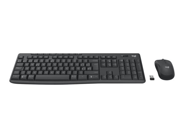 Logitech MK370 Combo for Business - Tastiera e Mouse Wireless Full-Size - ricevitore USB Logi Bolt S