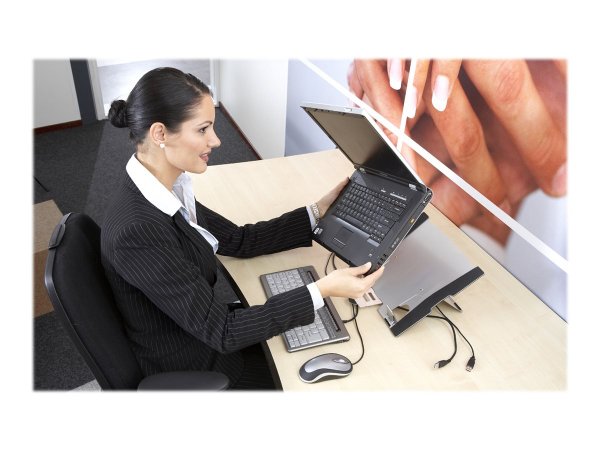 Bakker FlexTop 270 - Supporto per computer portatile - Grigio - Alluminio - 25,4 cm (10") - 40,6 cm