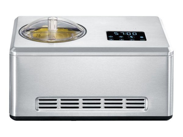 SEVERIN EZ 7406 - Gelatiera compressore - 2 L - 2 ciotole - Acciaio inox - 30 min - LED
