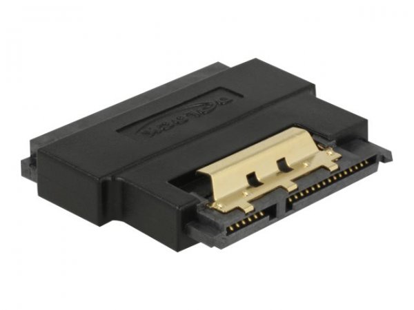 Delock 63945 - SATA 22 pin - SATA 22 pin - Nero