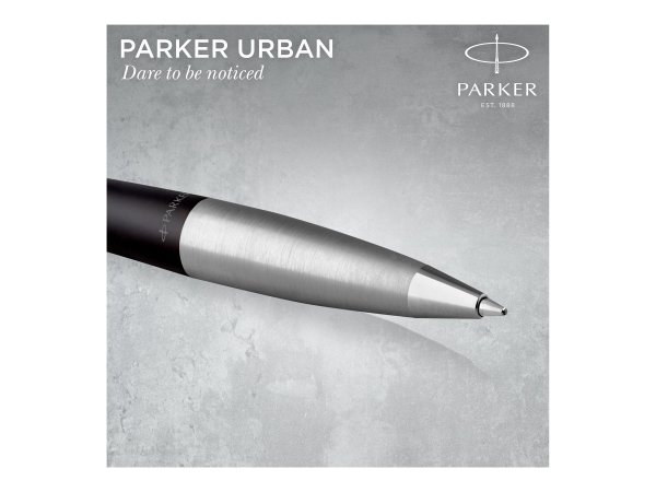 Parker URBAN - Fermaglio - Penna a sfera retrattile girevole - Ricaricabile - Blu - 1 pezzo(i) - Med