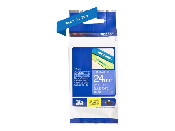 Brother TZE-555 - Bianco su blu - TZe - Trasferimento termico - Filippine - 5 anno/i - Brother
