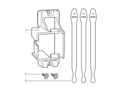 Zebra KIT BRACKET CORD ZT4x1