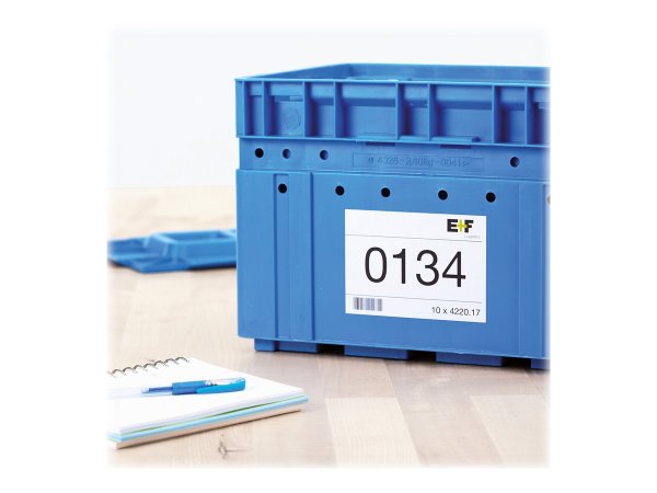 HERMA 5065 - Bianco - Etichetta per stampante autoadesiva - A4 - Carta - Laser/Inkjet - Permanente