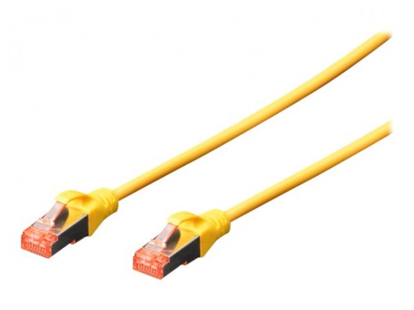 DIGITUS Cavo patch CAT 6 S/FTP - 1 m - Cat6 - S/FTP (S-STP) - RJ-45 - RJ-45 - Giallo
