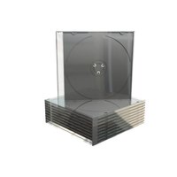 MEDIARANGE BOX21 - Custodia Jewel - 1 dischi - Nero - Trasparente - Plastica - 120 mm - RoHS