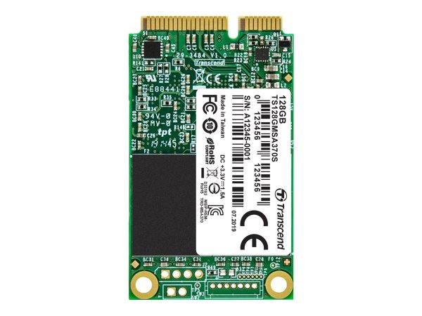Transcend TS128GMSA370S - 128 GB - mSATA - 530 MB/s - 6 Gbit/s