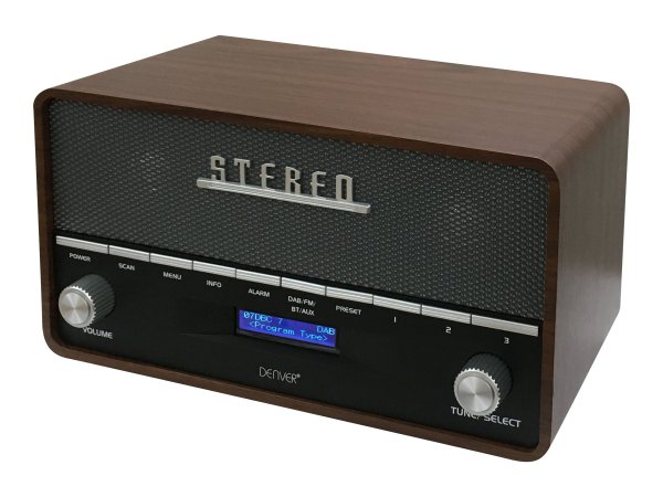 Inter Sales Denver DAB-36 - Personale - Digitale - DAB+ - FM - PLL - 10 W - LCD - Blu