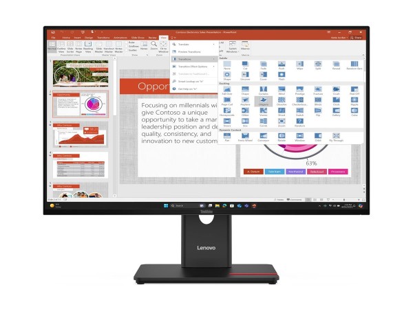 Lenovo ThinkVision T27- 68,6 cm/27" Schermo piatto (tft / lcd) - 1920x1080 IPS