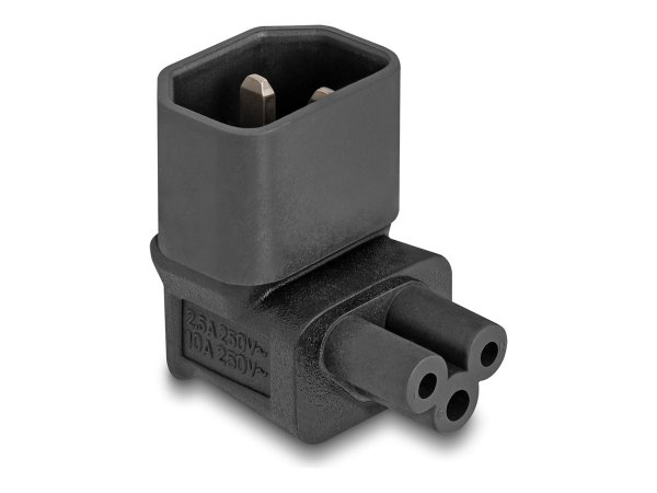 Delock Netzadapter IEC 60320 - C14 auf C5 Stecker Buchse - Adattatore - Alimentazione/alimentazione