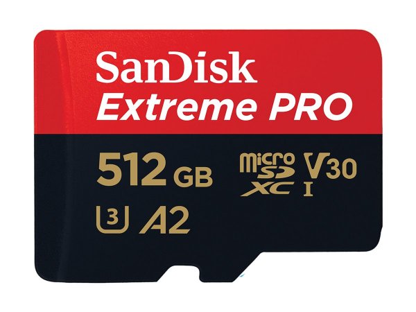 SanDisk Extreme PRO - 512 GB - MicroSDXC - Classe 10 - UHS-I - 200 MB/s - 140 MB/s