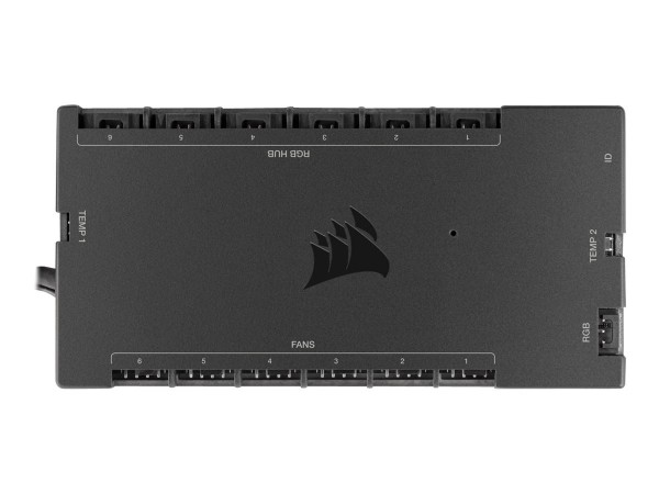 Corsair iCUE Commander Core XT - 6 canali - Nero - Connettore a 4 pin - 126 g