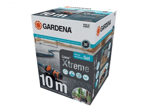 Gardena Liano - 10 m - Sul suolo - Nero - Grigio - Cloruro di polivinile (PVC) - Tessile - 1,3 cm -