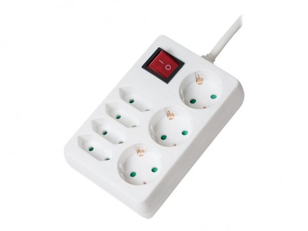 LogiLink Steckdosenleiste - Wechselstrom 250 V