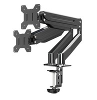 ESPERANZA ERW020 Gas Desk Mount Dual Monitor 17 to 27 Inch Up 6 kg