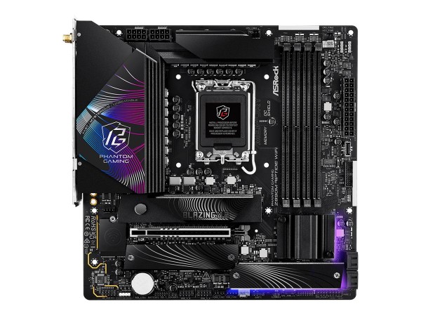ASRock Z890M Phantom Gaming Riptide WiFi Intel - Scheda madre - Intel Sockel 1851 (Core Ultra 100&20