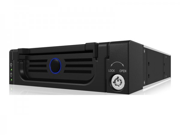 ICY BOX IB-138SK-B-II - Pannello portante - Nero - 2.5" - SATA - Alluminio - 1 ventola(e)