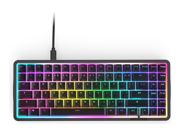 NZXT Function Elite MiniTKL Keyboard Black KB-101NB-DE retail - Tastiera - QWERTZ