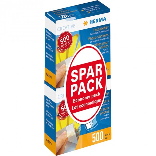HERMA Foto-Kleber im Sparpack Thekendisplay eine Seite klebefertig