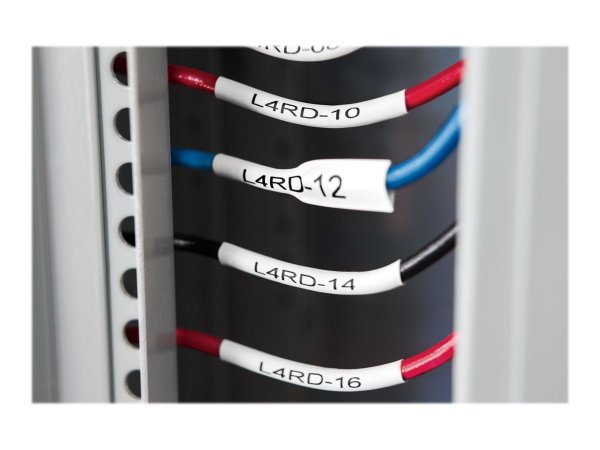 Dymo XTL guaine termorestringenti 24 mmnero su bianco - Nero su bianco - Nero - Trasferimento termic