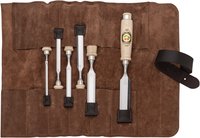 Kirschen Werkzeuge Stechbeitelsatz. Ledertasche 6-10-12-16-20-26