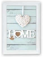 Zep Vintage white - Cornice per foto singola - Legno - Bianco - Tavolo - Parete - 20 x 20 cm - Retta