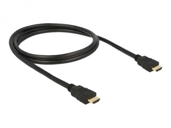 Delock Kabel High Speed HDMI mit Ethernet– HDMI A Stecker> HDMI A Stecker 4K 1,0 m - DeLOCK 84752. K