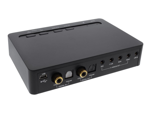 InLine USB2.0 SoundBox 7.1 - 48KHz/16-bit - Toslink Digital In-Out