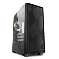 Sharkoon VS8 RGB - Midi Tower - PC - Nero - ATX - micro ATX - Mini-ITX - Vetro temperato - 15,8 cm
