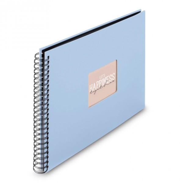 Hama Spiral-Album Fine Art 50 schwarze Seiten Lagune - Bürokleinmaterial