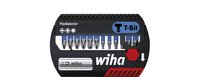 Wiha 41824 - 14 pz - Phillips - Viti a croce - Torcia - PH 1 - PH 2 - PH 3 - PZ 2 - T10 - T15 - T20