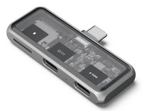 Satechi USB-C PD Mobile XR Hub & MicroSD Card Reader space grey