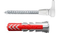 fischer 564168 - Kit di gancio a vite e tasselli a muro - Calcestruzzo aerato autoclavato - Mattone