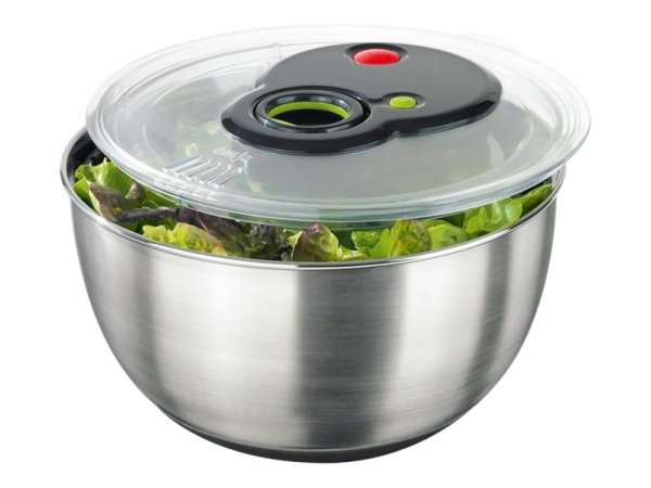 Groupe SEB Salatschleuder 4.5l 513441 Turboline edelstahl/schwarz