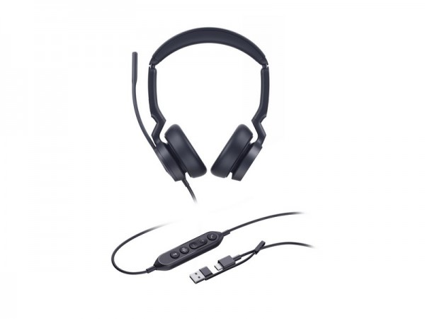 Yealink Headset UH46 Dual Teams USB-C/A - Cuffia - 20 KHz