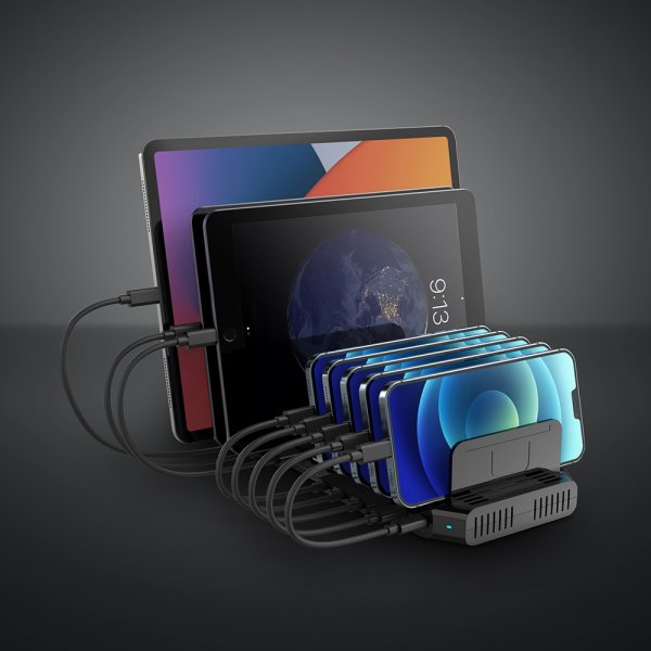 Lindy 120W 10 Port USB-Ladestation - Caricabatteria