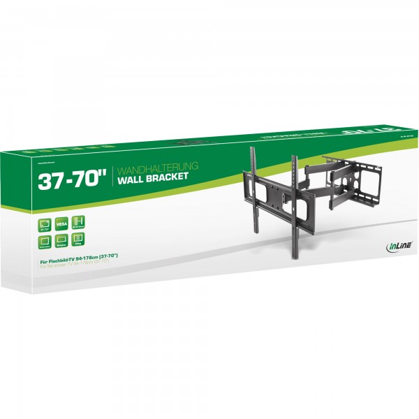 InLine Staffa da parete per display 37-70" - max.50kg