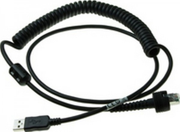 Datalogic CAB-553 Cavo USB Type-A Spiralato per Trasmissione Dati Scanner Barcode